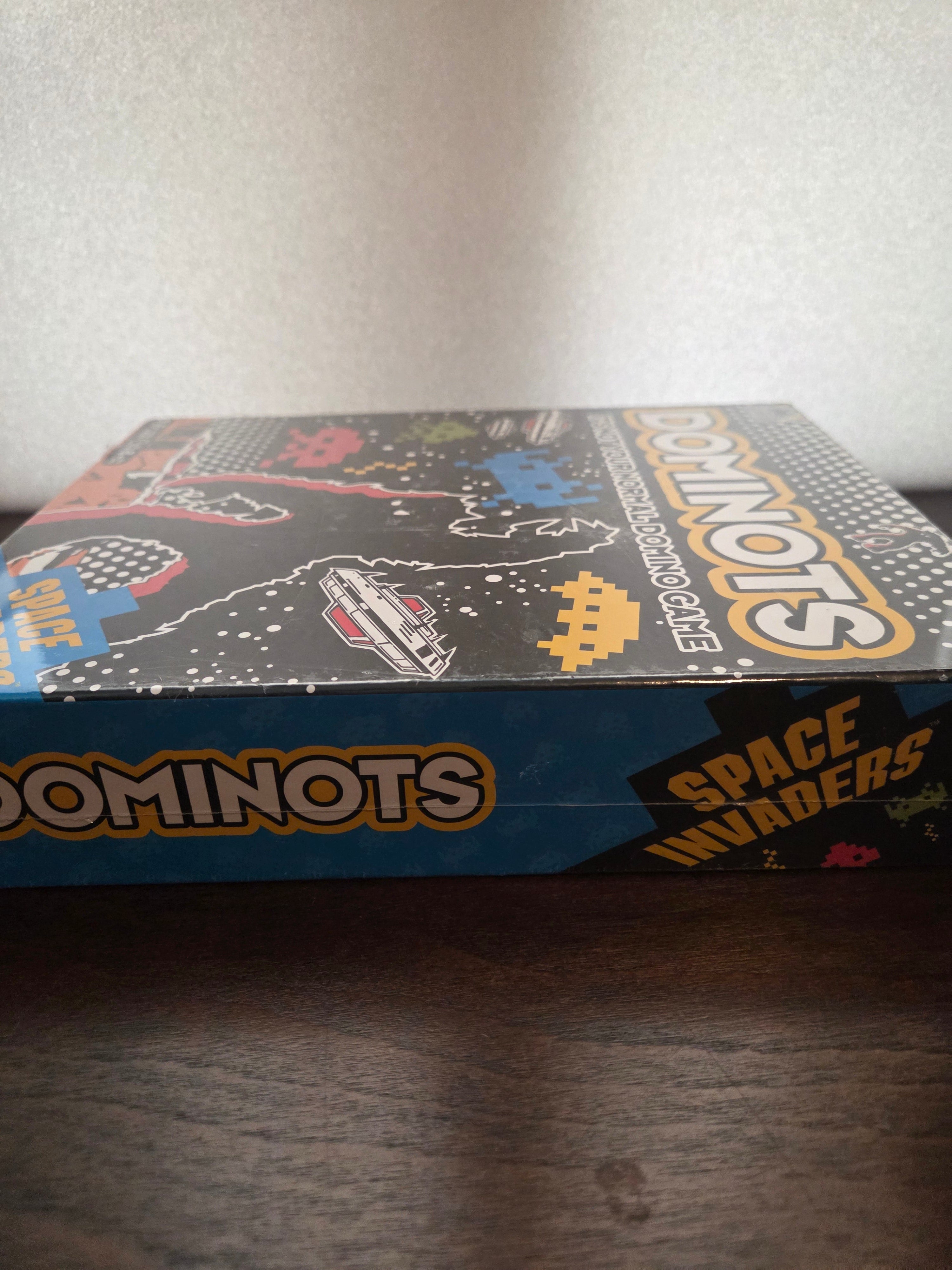 Dominots Space Invaders Board Game Aquarius 92 Tiles New Sealed