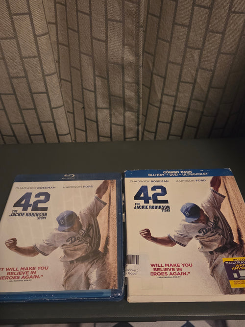 42 Jackie Robinson Story Blu-ray DVD Combo Pack NEW Sealed Chadwick Boseman